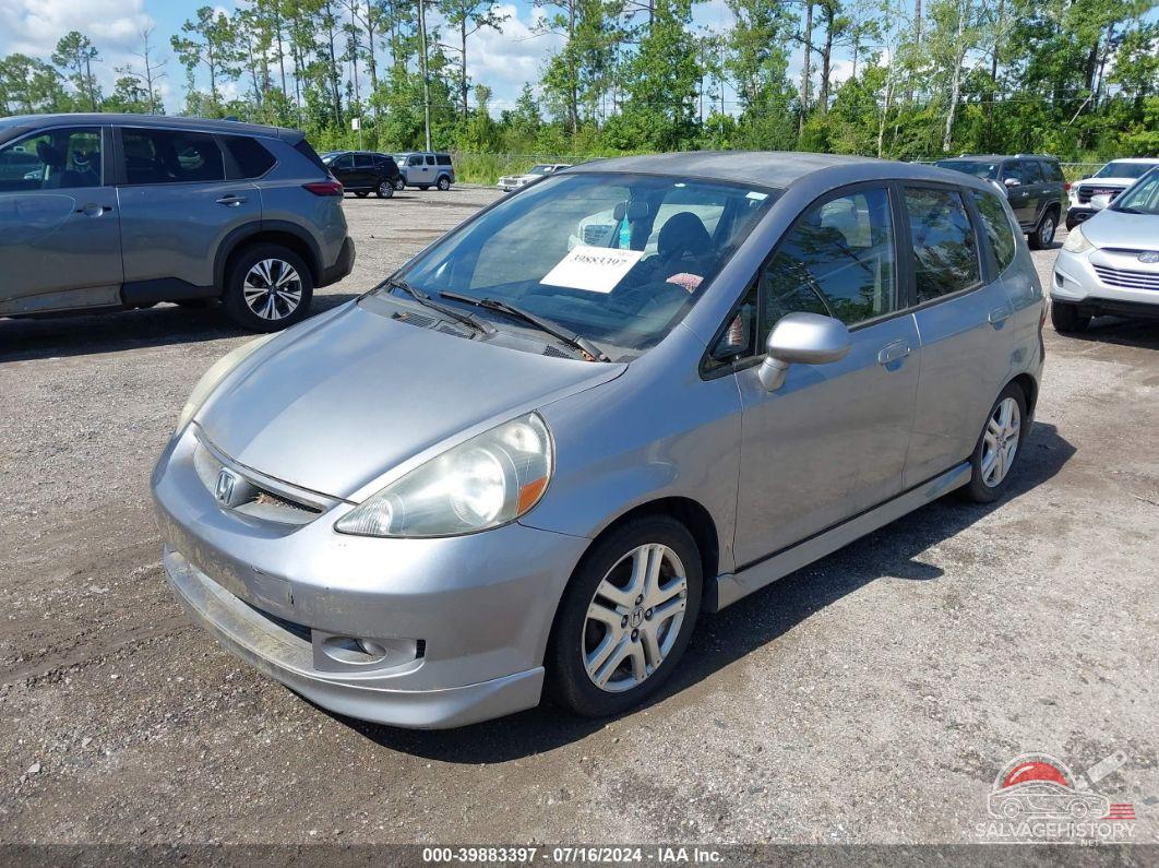 JHMGD38617S022194 2007 HONDA FIT photo no. 2