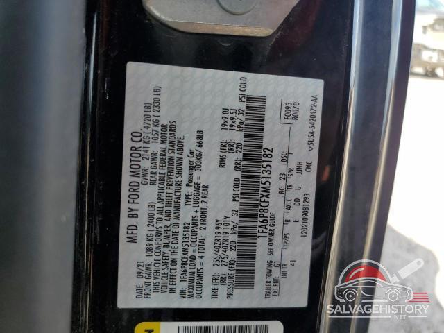 1FA6P8CFXM5135182 2021 FORD MUSTANG photo no. 13