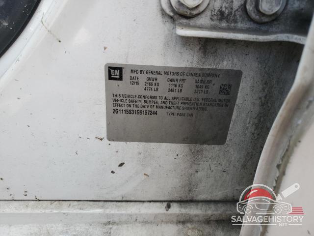 2G1115S31G9157244 2016 CHEVROLET IMPALA photo no. 12