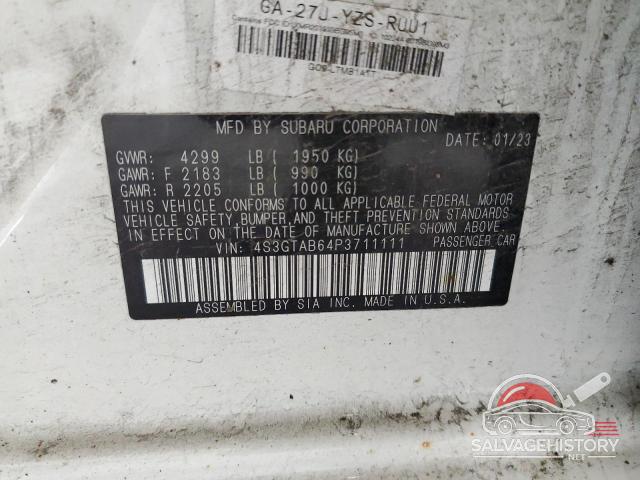 4S3GTAB64P3711111 2023 SUBARU IMPREZA photo no. 12