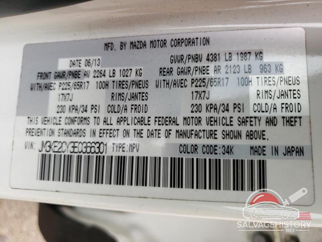 JM3KE2CY3E0366301 2014 MAZDA CX-5 photo no. 14
