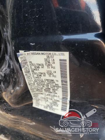 1N6AD09W77C465865 2007 NISSAN FRONTIER photo no. 12