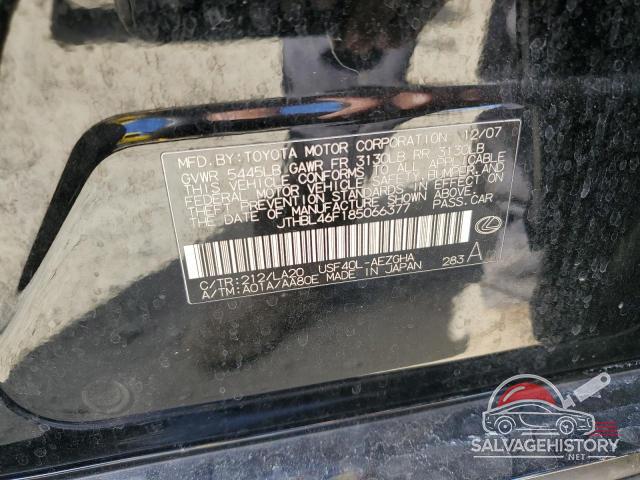 JTHBL46F185066377 2008 LEXUS LS460 photo no. 13