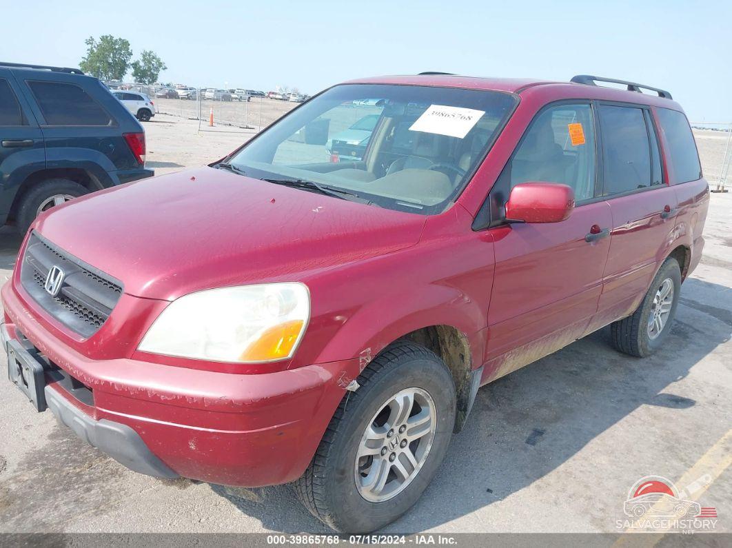 2HKYF185X5H571075 2005 HONDA PILOT photo no. 2