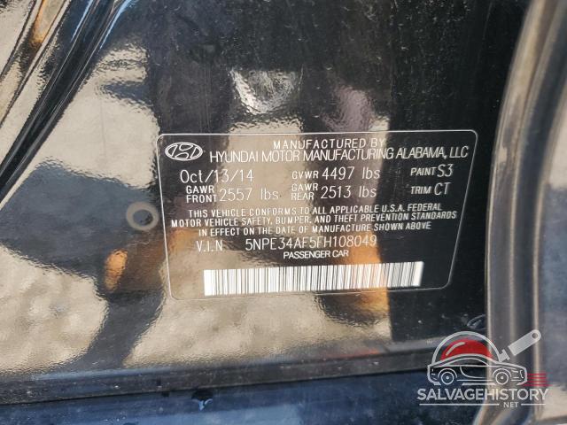 5NPE34AF5FH108049 2015 HYUNDAI SONATA photo no. 12