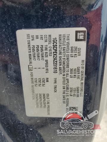 1GCSCPEX2AZ231610 2010 CHEVROLET ALL Models photo no. 12