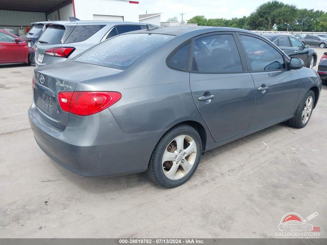 KMHDU46D99U665262 2009 HYUNDAI ELANTRA photo no. 4