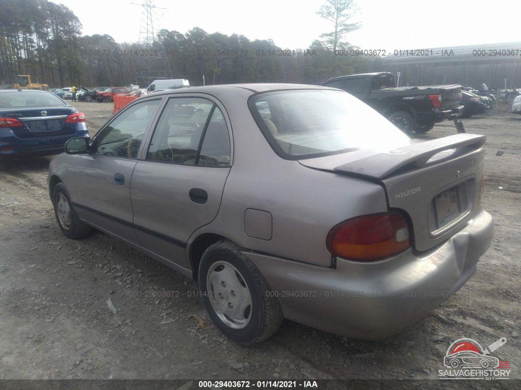 KMHVF24N9VU377704 1997 HYUNDAI ACCENT photo no. 3
