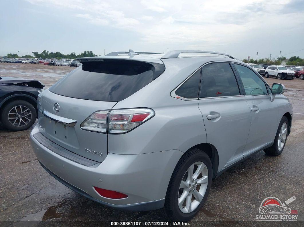 2T2ZK1BA0AC022547 2010 LEXUS RX 350 photo no. 4