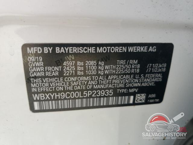 WBXYH9C00L5P23935 2020 BMW X2 photo no. 14