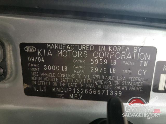 KNDUP132656671399 2005 KIA All Models photo no. 13