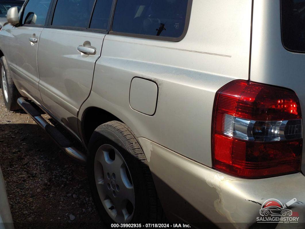 JTEGP21A050074986 2005 TOYOTA HIGHLANDER photo no. 6