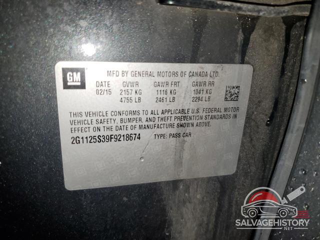 2G1125S39F9218674 2015 CHEVROLET IMPALA photo no. 13