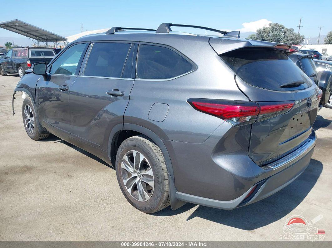 5TDHZRAH6MS527724 2021 TOYOTA HIGHLANDER photo no. 3