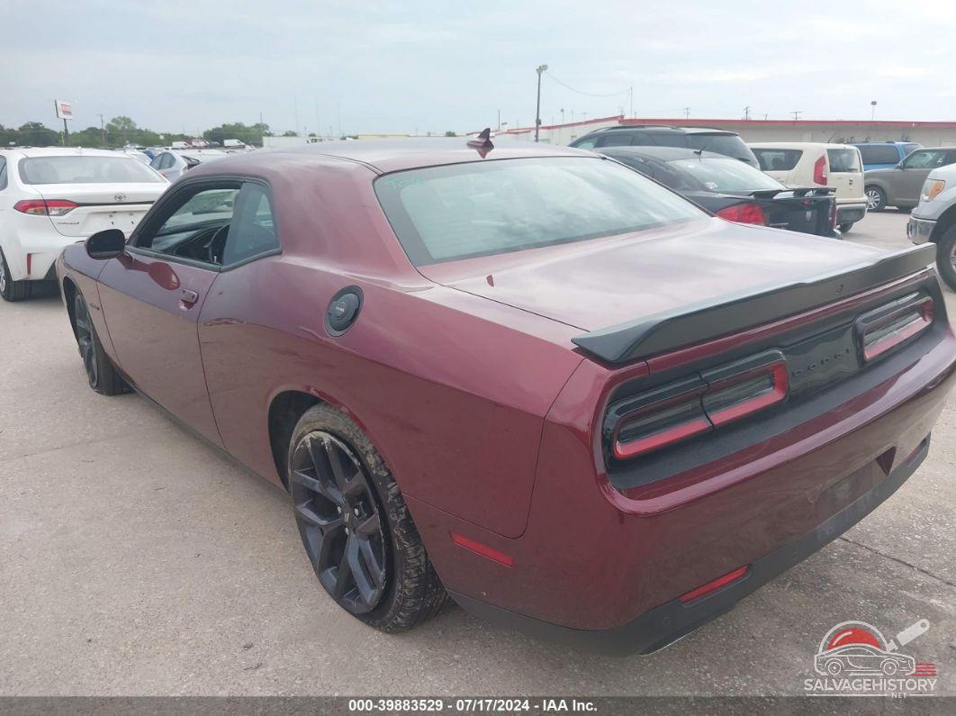 2C3CDZBT0NH233865 2022 DODGE CHALLENGER photo no. 3