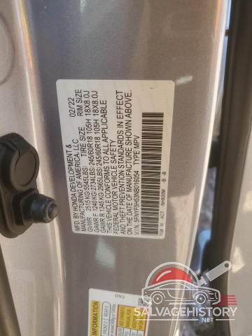 5FNYF5H53NB016054 2022 HONDA PILOT photo no. 12
