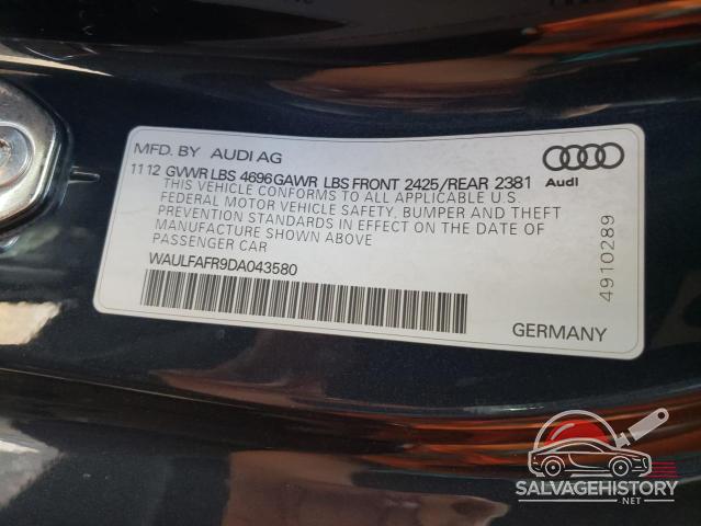 WAULFAFR9DA043580 2013 AUDI A5 photo no. 13