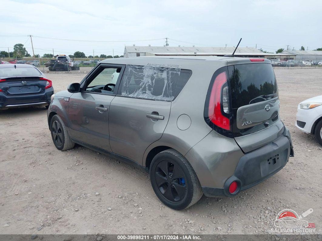 KNDJN2A23F7214286 2015 KIA SOUL photo no. 3