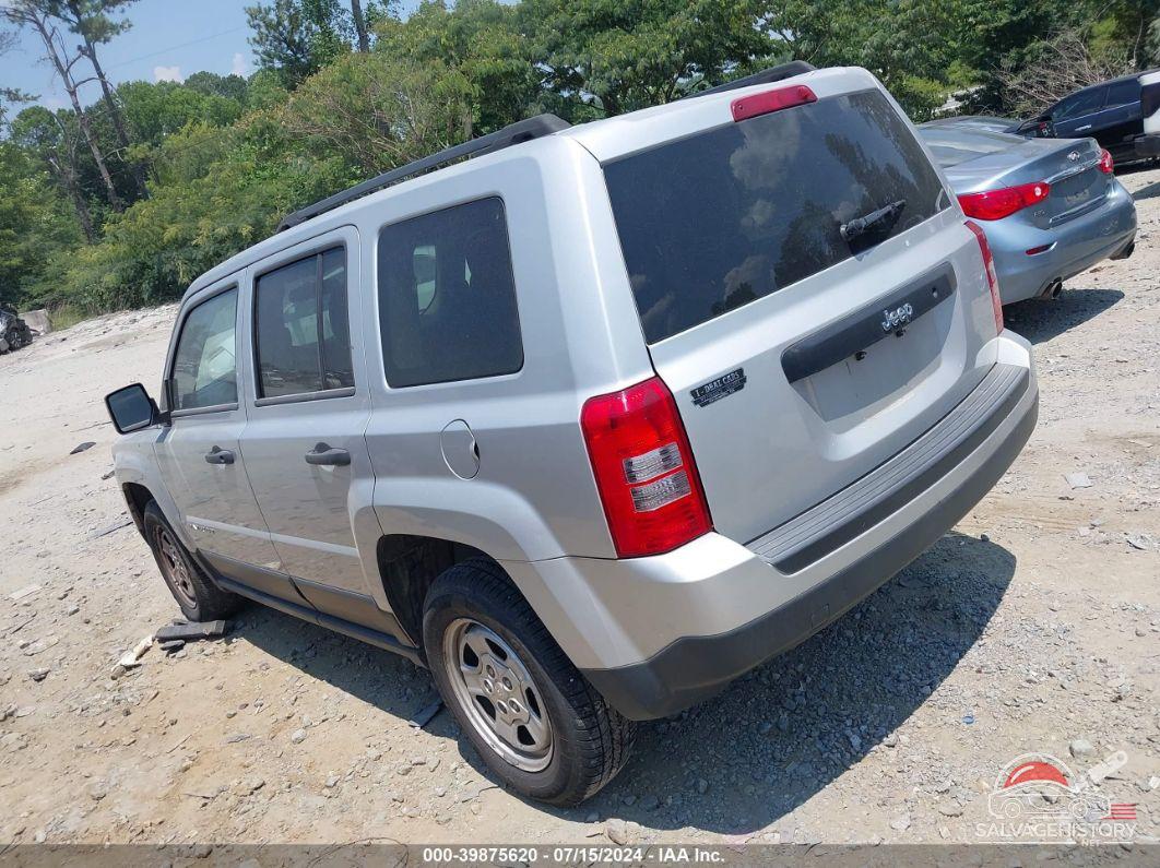 1C4NJPBA2ED552911 2014 JEEP PATRIOT photo no. 3