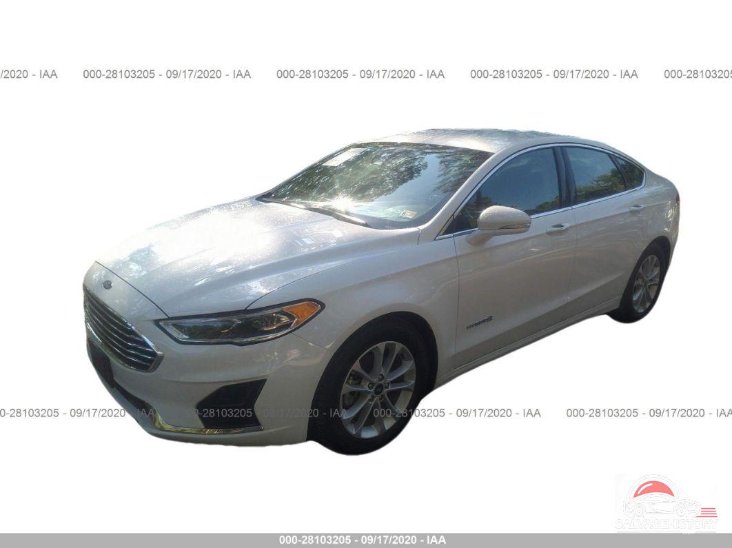 3FA6P0MU4KR180174 2019 FORD FUSION HYBRID photo no. 2