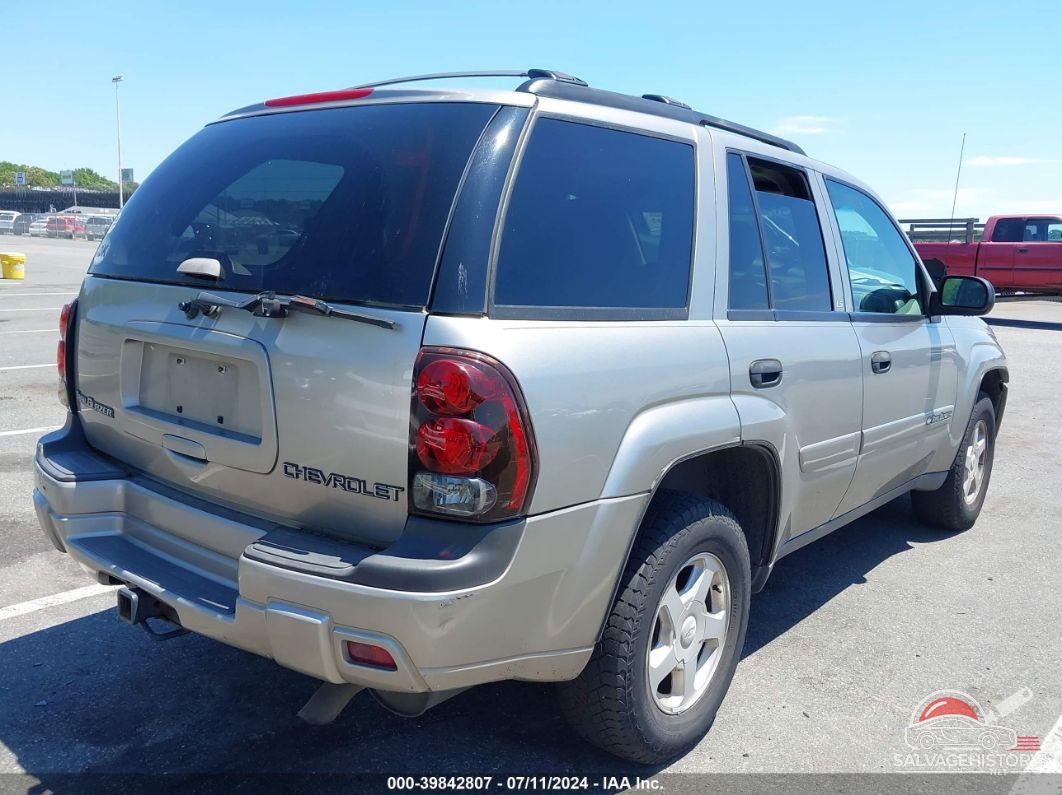 1GNDT13S022170322 2002 CHEVROLET TRAILBLAZER photo no. 4