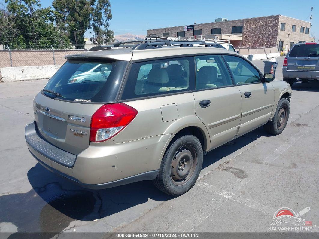 4S4BP60C786331664 2008 SUBARU OUTBACK photo no. 4