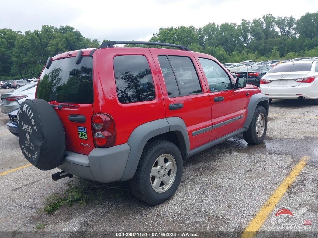 1J4GL48K05W583686 2005 JEEP LIBERTY photo no. 4