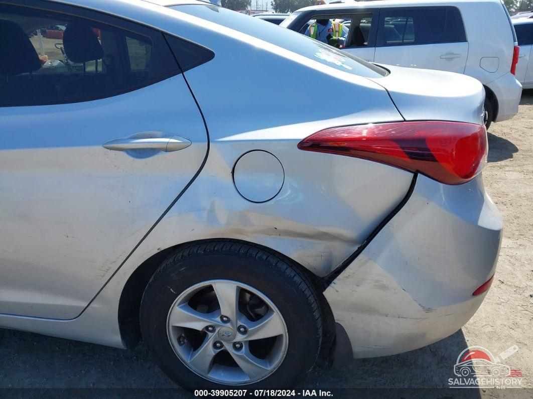 5NPDH4AE3FH646205 2015 HYUNDAI ELANTRA photo no. 6
