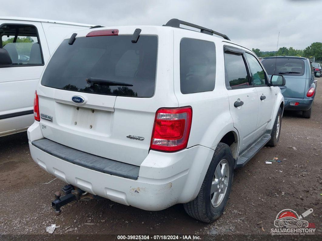 1FMCU93138KA95756 2008 FORD ESCAPE photo no. 4