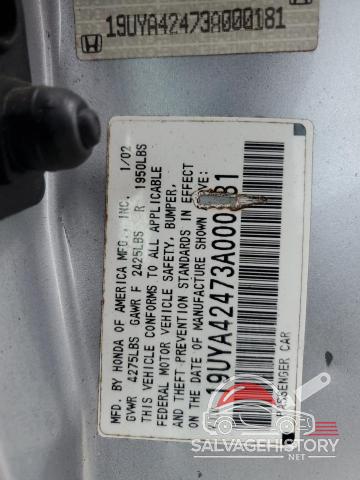 19UYA42473A000181 2003 ACURA CL photo no. 13