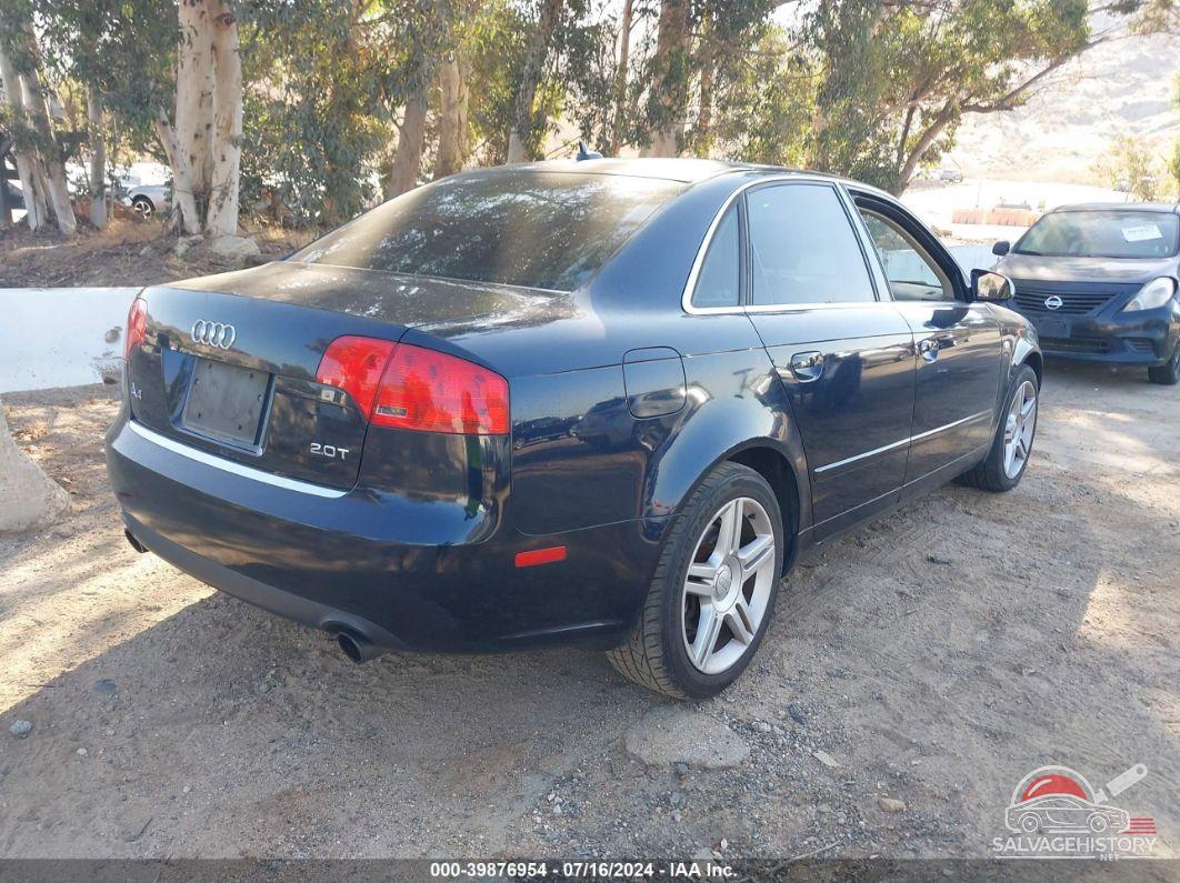 WAUAF78E17A084228 2007 AUDI A4 photo no. 4