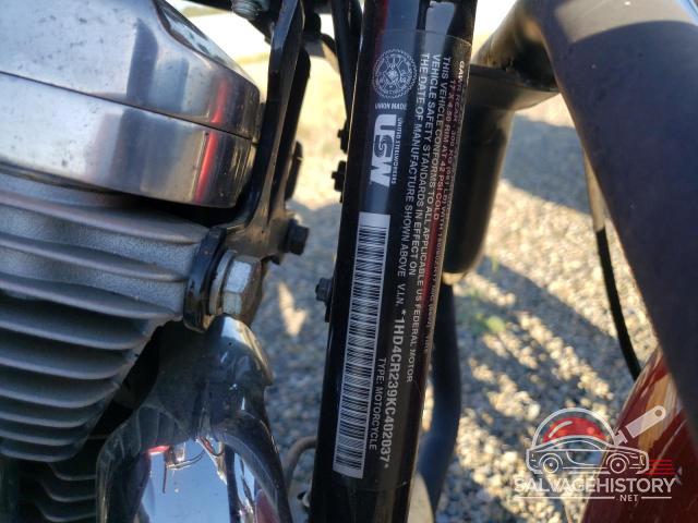 1HD4CR239KC402037 2019 HARLEY-DAVIDSON XL883 L photo no. 9