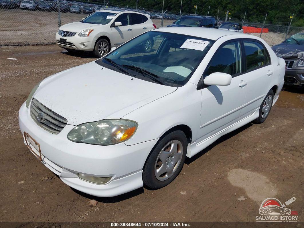 1NXBR32E43Z032032 2003 TOYOTA COROLLA photo no. 2