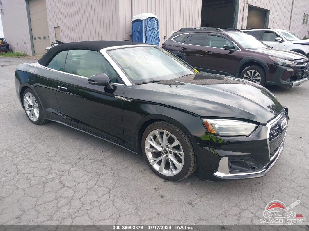 WAU2AGF50NN007586 2022 AUDI A5 CABRIOLET photo no. 1