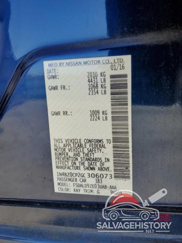 1N4BZ0CP2GC306073 2016 NISSAN LEAF photo no. 13