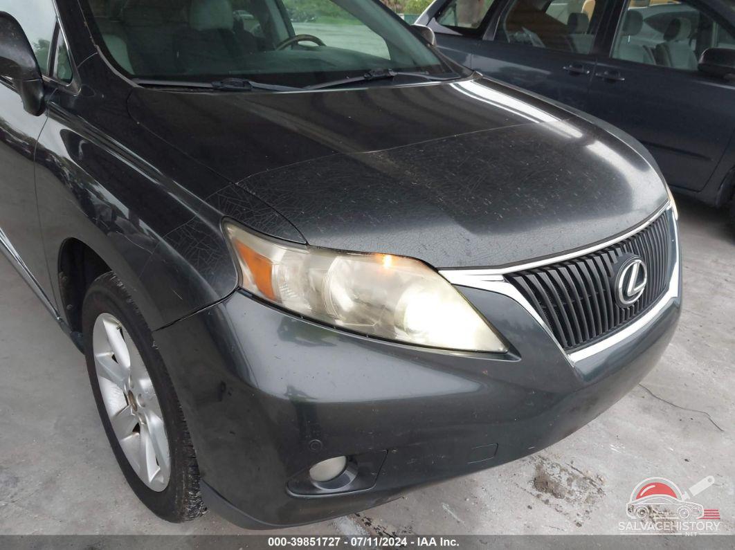 2T2ZK1BA5AC037125 2010 LEXUS RX 350 photo no. 6