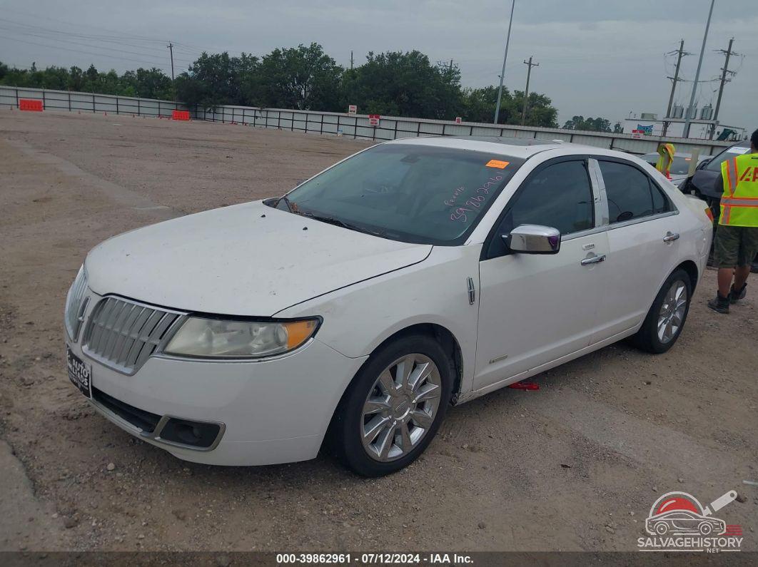 3LNDL2L31BR772791 2011 LINCOLN MKZ HYBRID photo no. 2