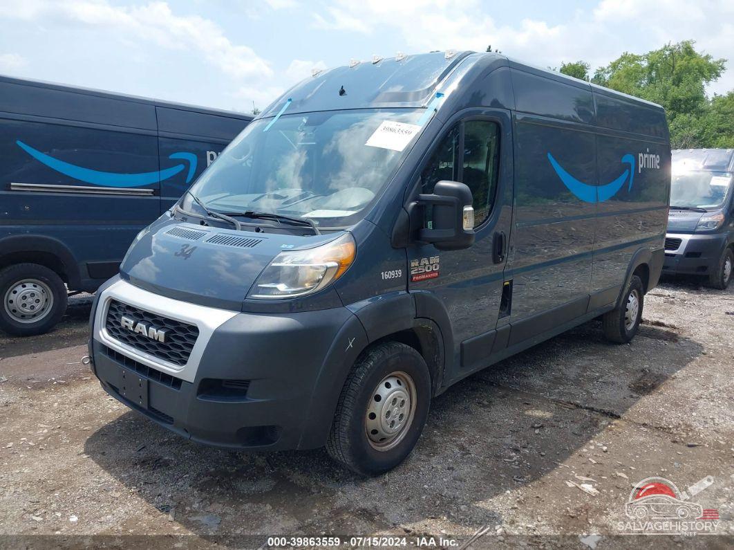 3C6TRVDG5KE519117 2019 RAM PROMASTER 2500 photo no. 2
