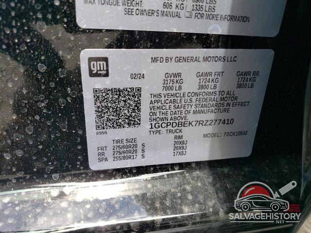 1GCPDBEK7RZ277410 2024 CHEVROLET ALL Models photo no. 12
