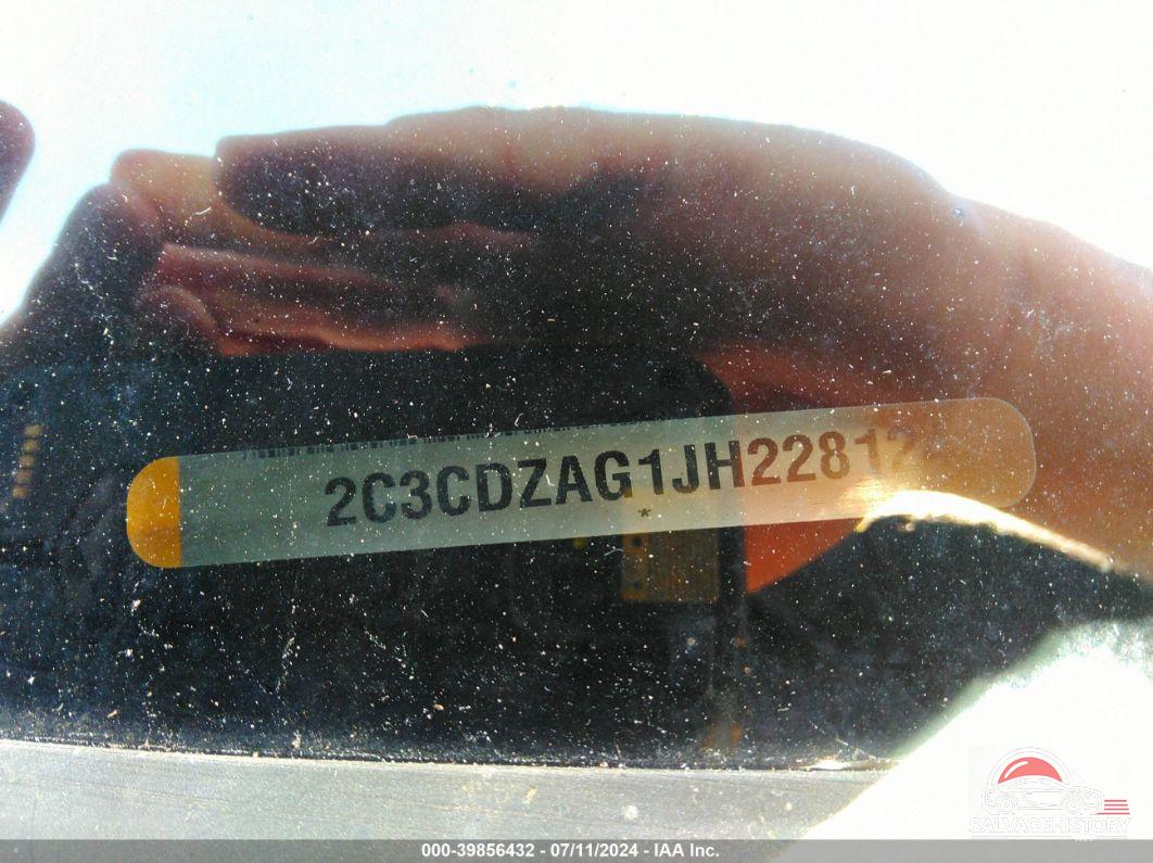 2C3CDZAG1JH228124 2018 DODGE CHALLENGER photo no. 9