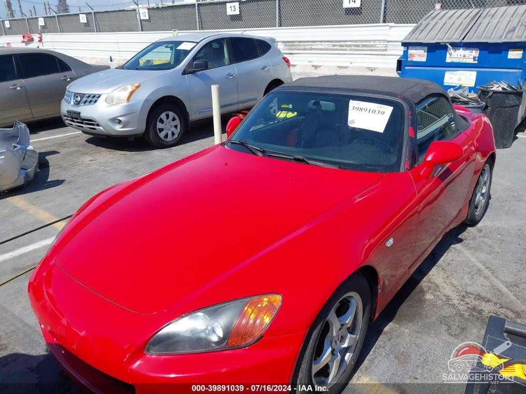 JHMAP1148YT000571 2000 HONDA S2000 photo no. 6