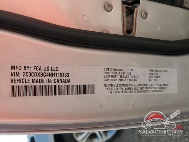 2C3CDXBG4NH119133 2022 DODGE CHARGER photo no. 13