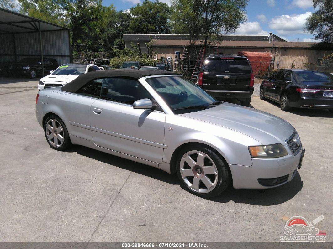 WUARL48H85K902474 2005 AUDI S4 photo no. 1