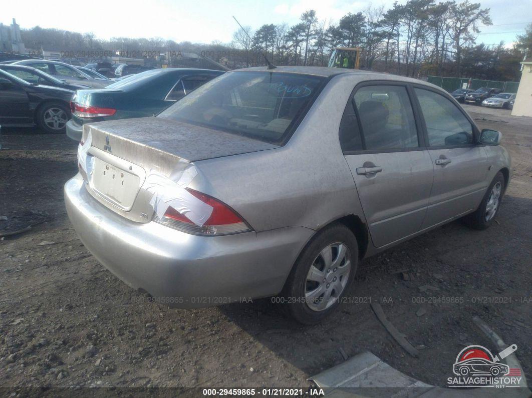 JA3AJ26E16U003375 2006 MITSUBISHI LANCER photo no. 4