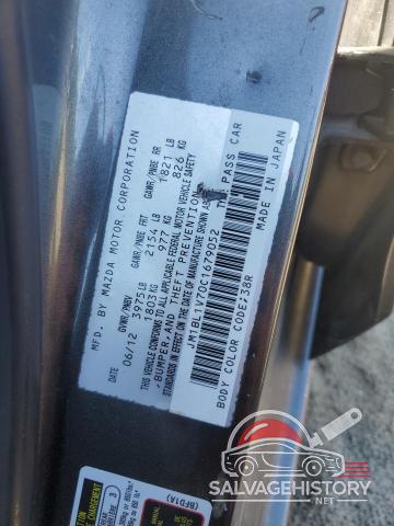 JM1BL1V70C1679052 2012 MAZDA 3 photo no. 12