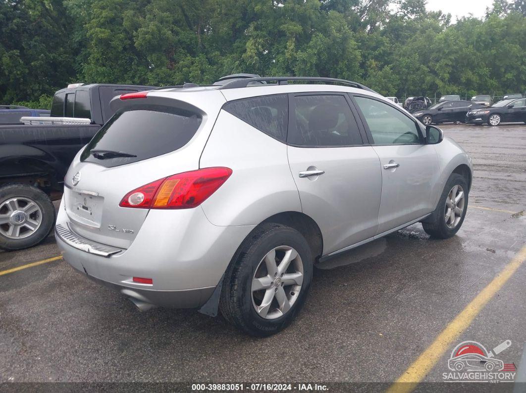 JN8AZ18W09W143957 2009 NISSAN MURANO photo no. 4
