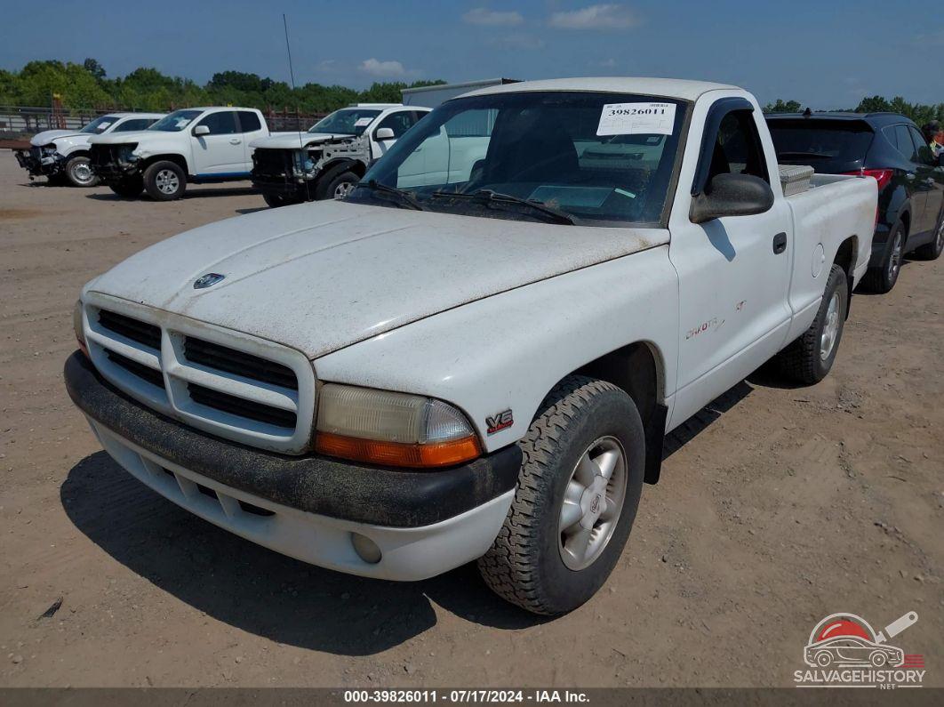 1B7FL26X9WS537898 1998 DODGE DAKOTA photo no. 2