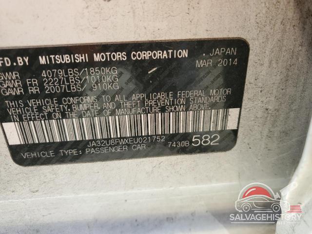 JA32U8FWXEU021752 2014 MITSUBISHI LANCER photo no. 13