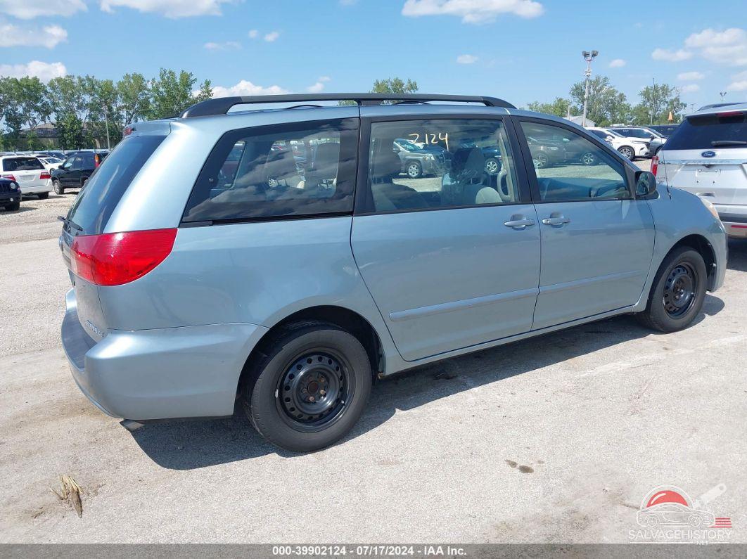 5TDZK23C68S102348 2008 TOYOTA SIENNA photo no. 4