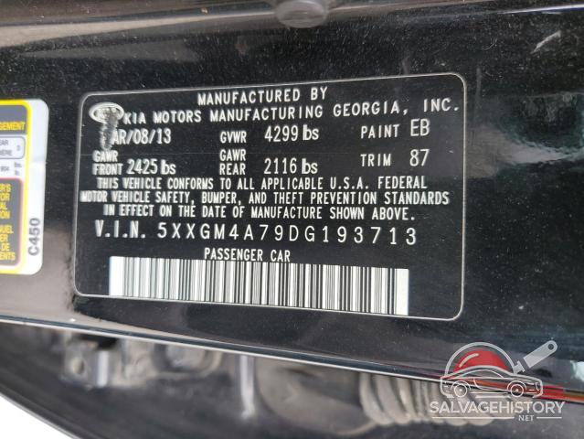 5XXGM4A79DG193713 2013 KIA OPTIMA photo no. 12